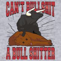 Can't Bullshit A Bull Shitter Funny Women's Sweatshirt thumb 2