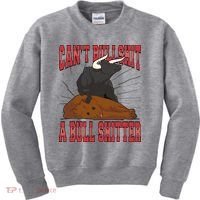 Can't Bullshit A Bull Shitter Funny Kids Sweatshirt thumb 0