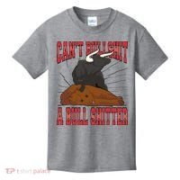 Can't Bullshit A Bull Shitter Funny Kids T-Shirt thumb 0