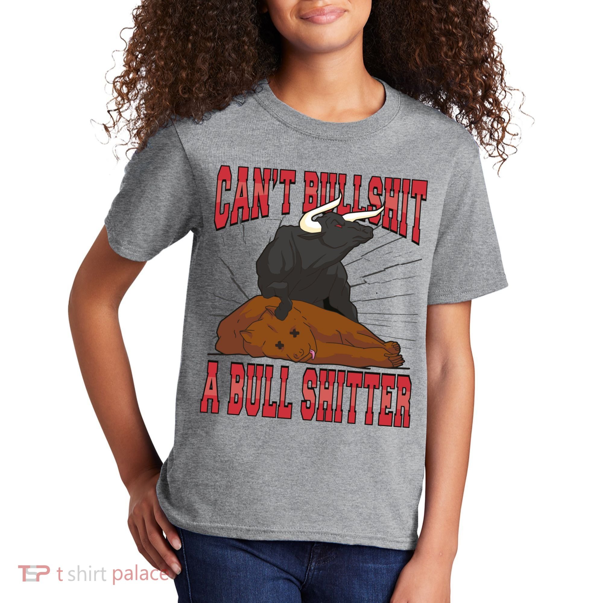 Can't Bullshit A Bull Shitter Funny Kids T-Shirt