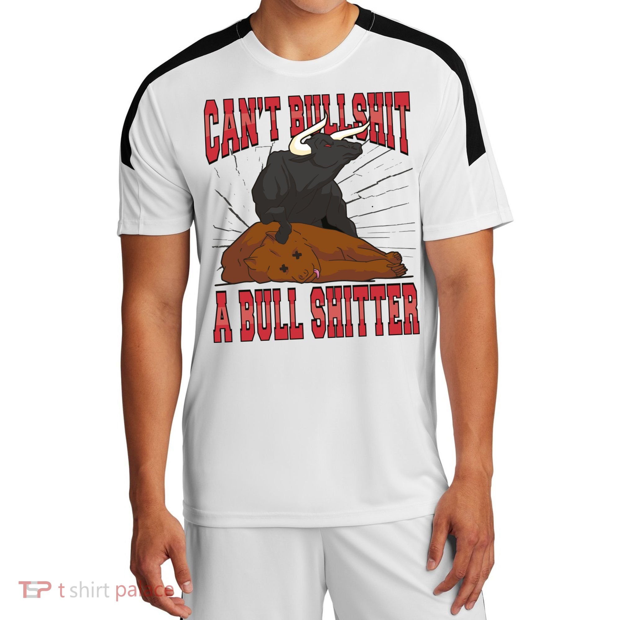 Can't Bullshit A Bull Shitter Funny Sport-Tek Competitor United Soccer Jersey