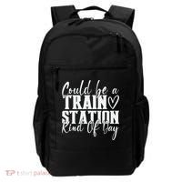 Could Be A Train Station Kinda Day Backpack thumb 0