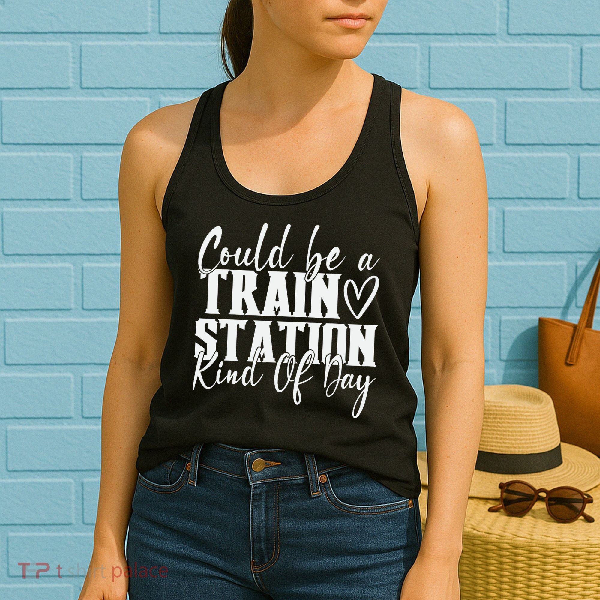 Could Be A Train Station Kinda Day Women's Tank Top