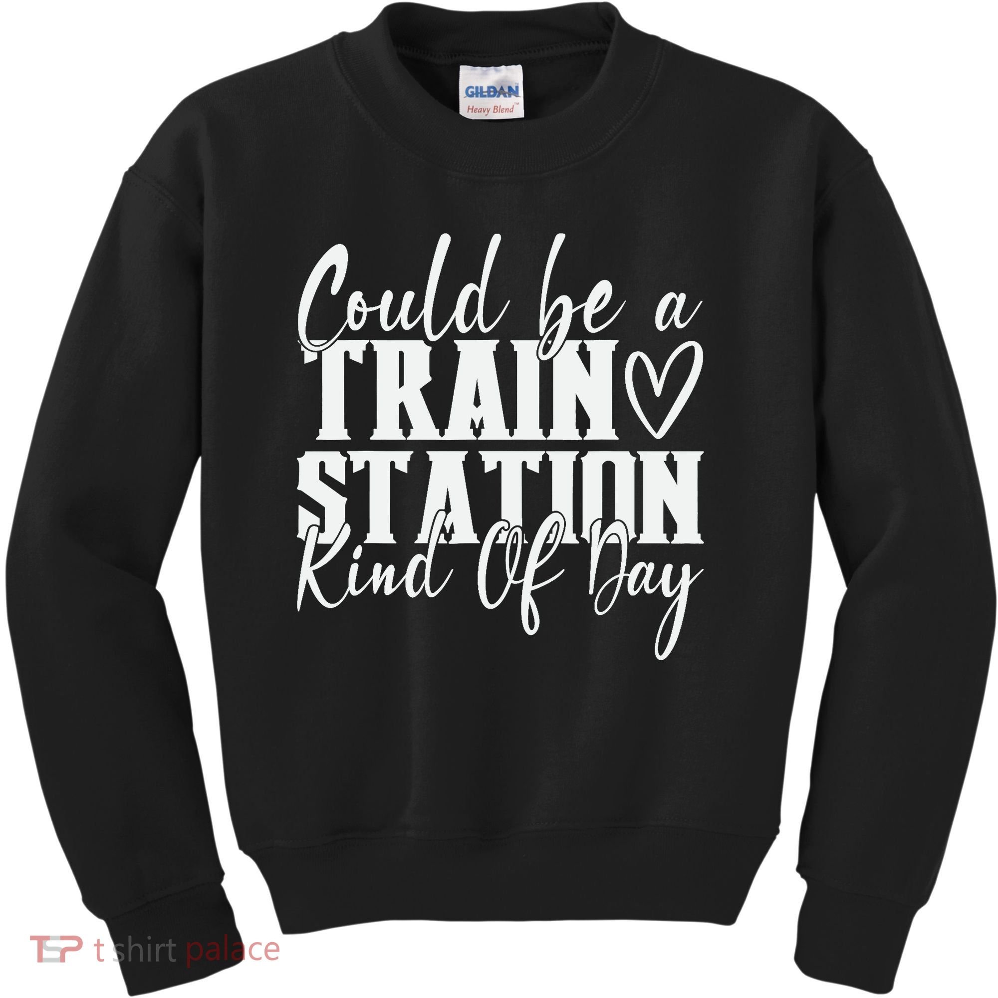 Could Be A Train Station Kinda Day Kids Sweatshirt