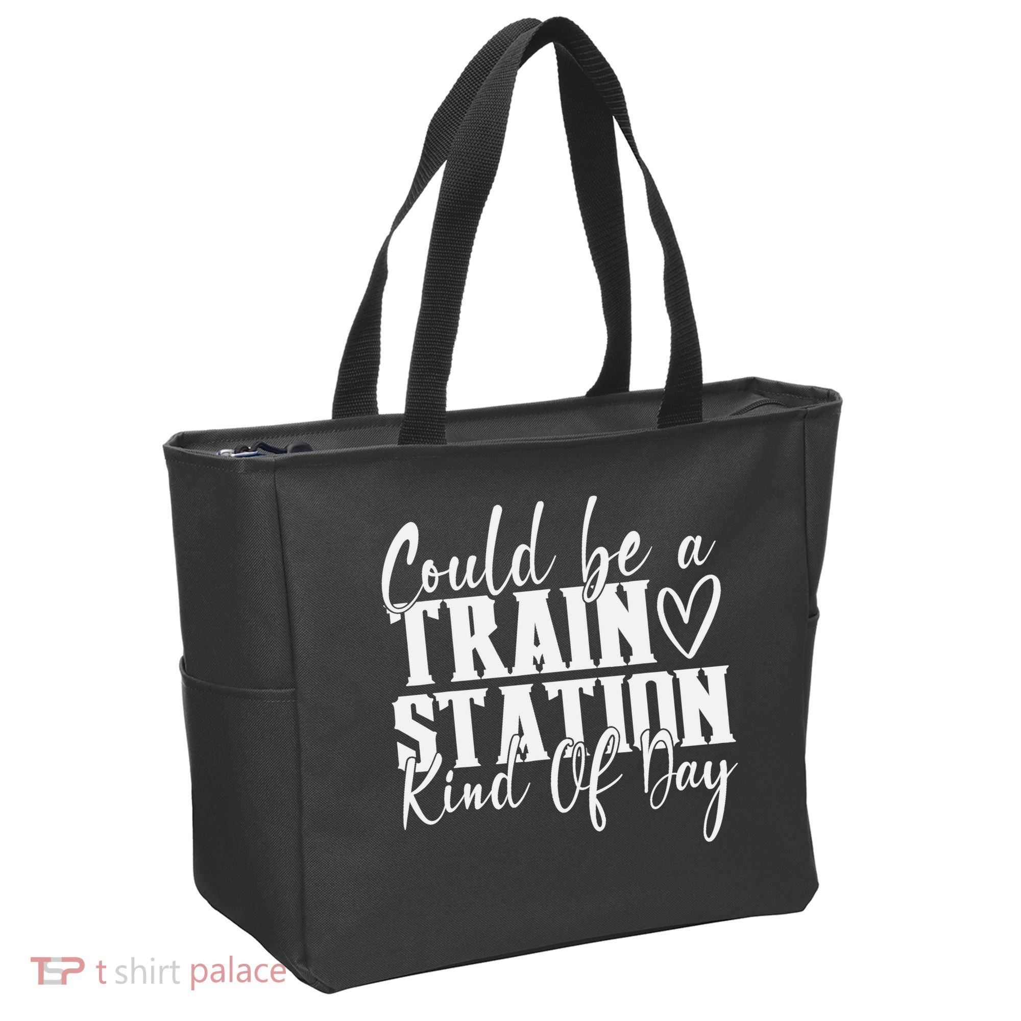 Could Be A Train Station Kinda Day Tote Bag