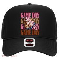Coquette Bow American Football Game Day Thanksgiving Autumn Hat thumb 0