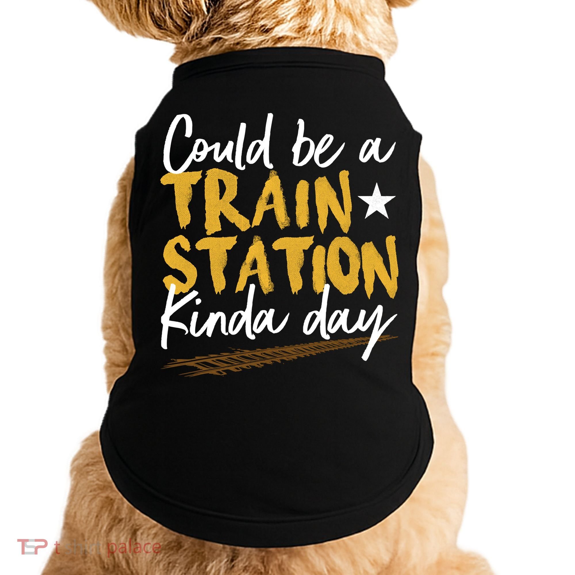 Could Be A Train Station Kind Of Day Doggie Tank