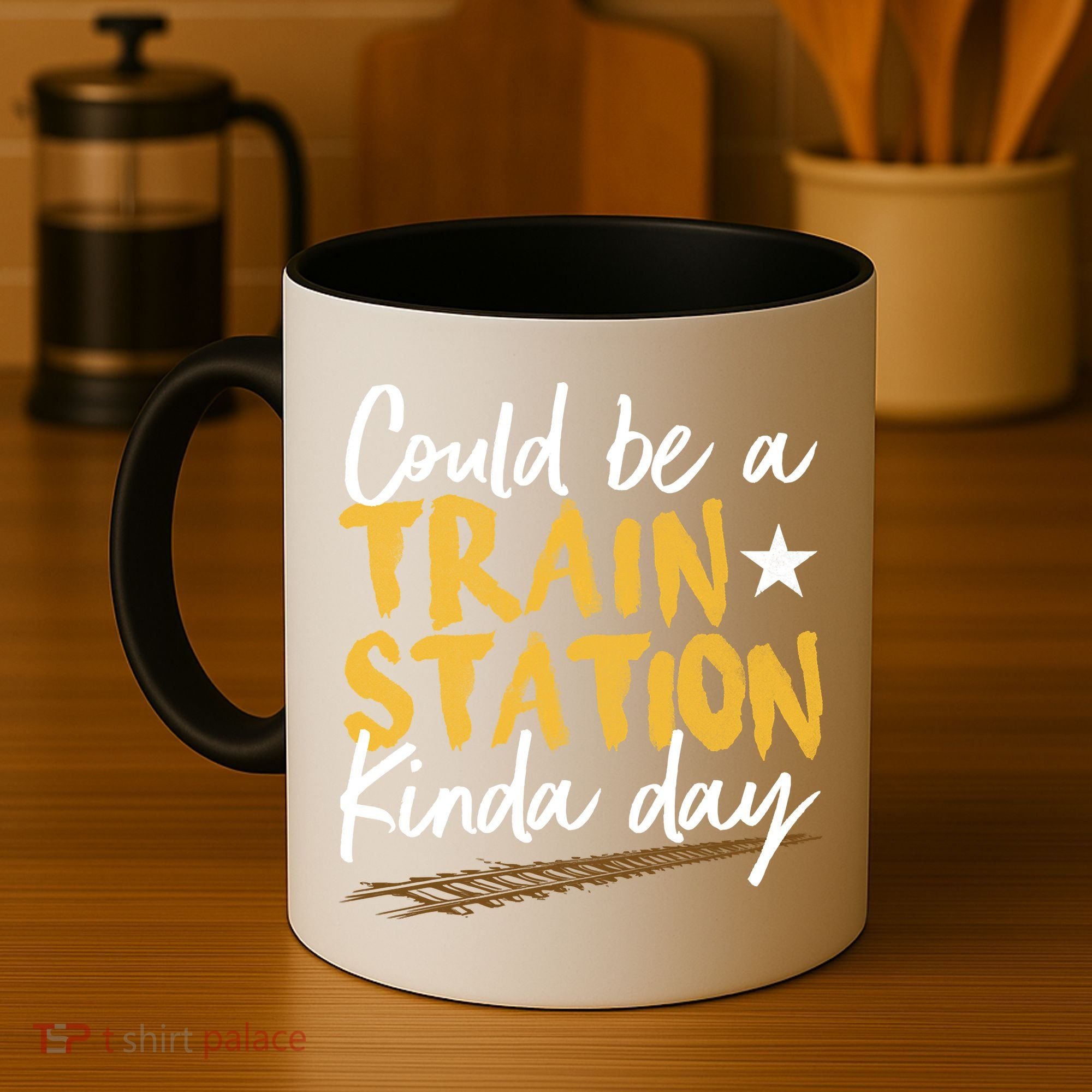 Could Be A Train Station Kind Of Day Coffee Mug