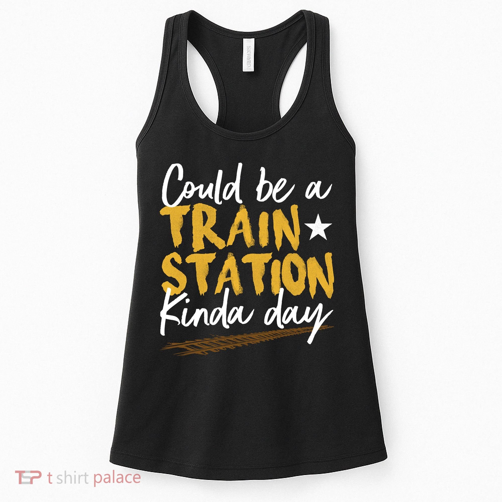 Could Be A Train Station Kind Of Day Women's Tank Top