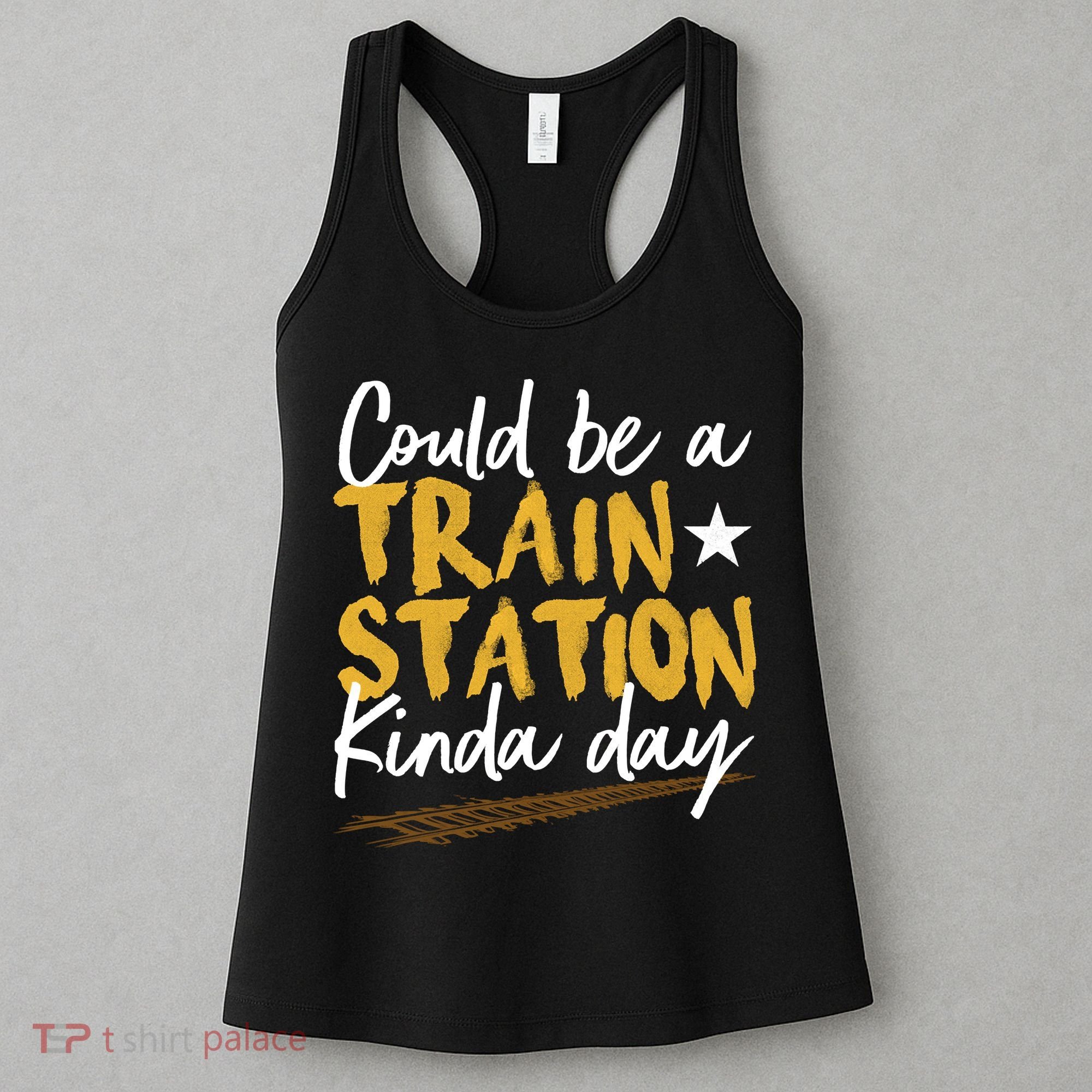 Could Be A Train Station Kind Of Day Women's Tank Top
