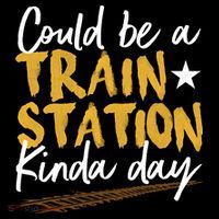 Could Be A Train Station Kind Of Day Baby Bodysuit thumb 2