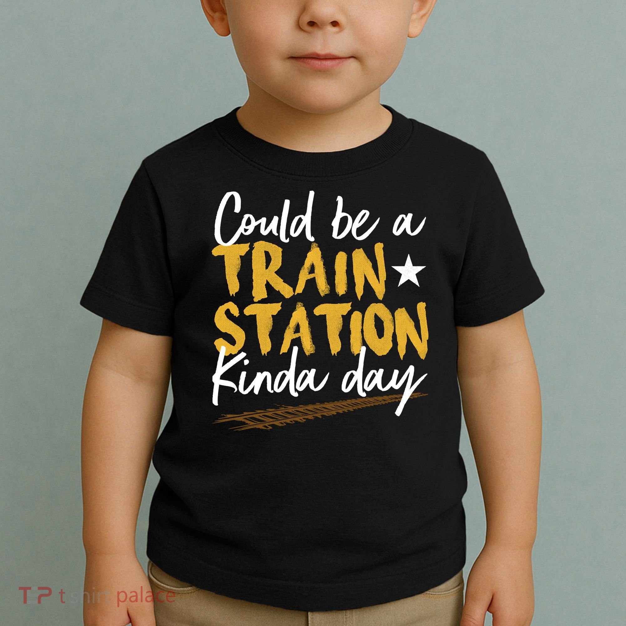 Could Be A Train Station Kind Of Day Toddler T-Shirt