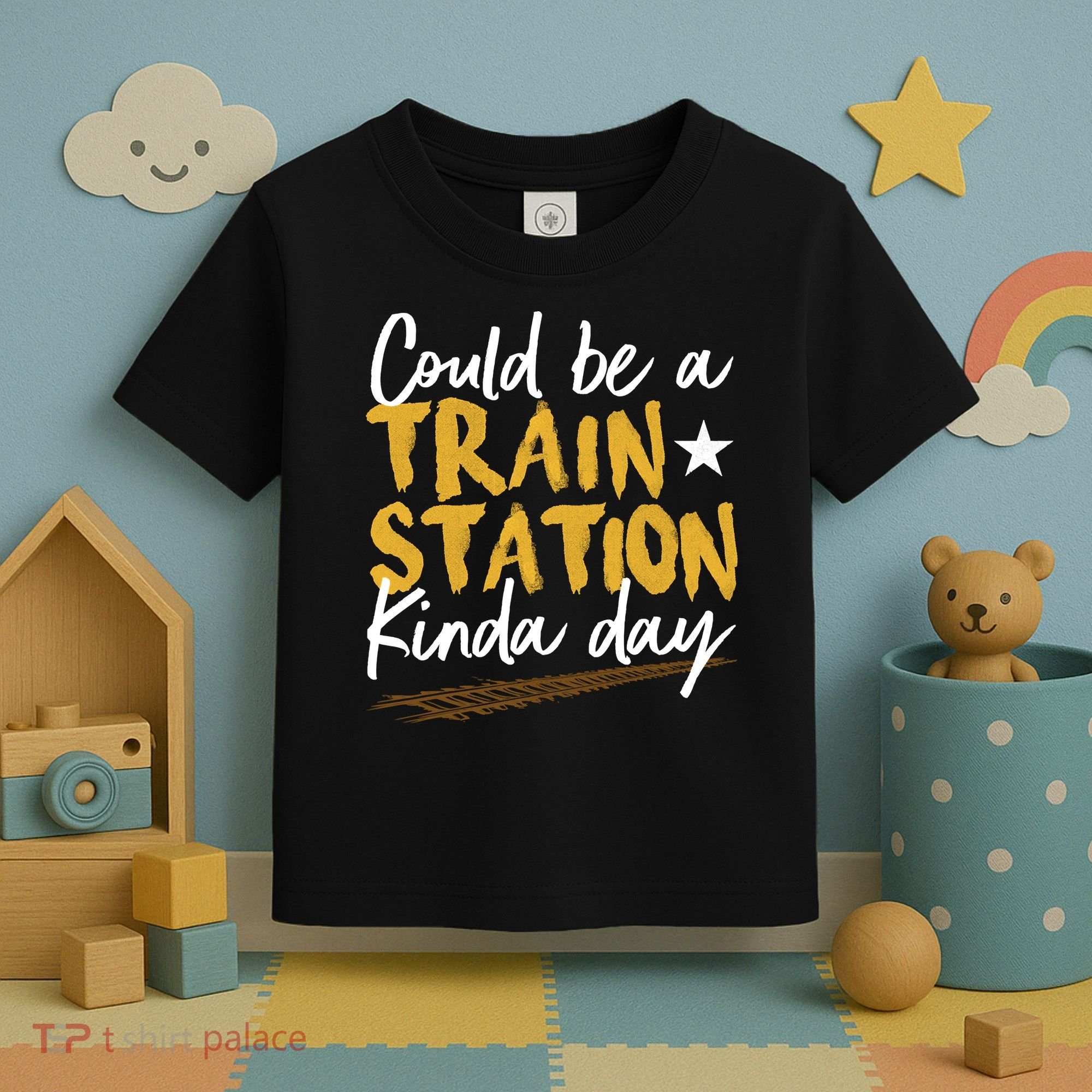 Could Be A Train Station Kind Of Day Toddler T-Shirt