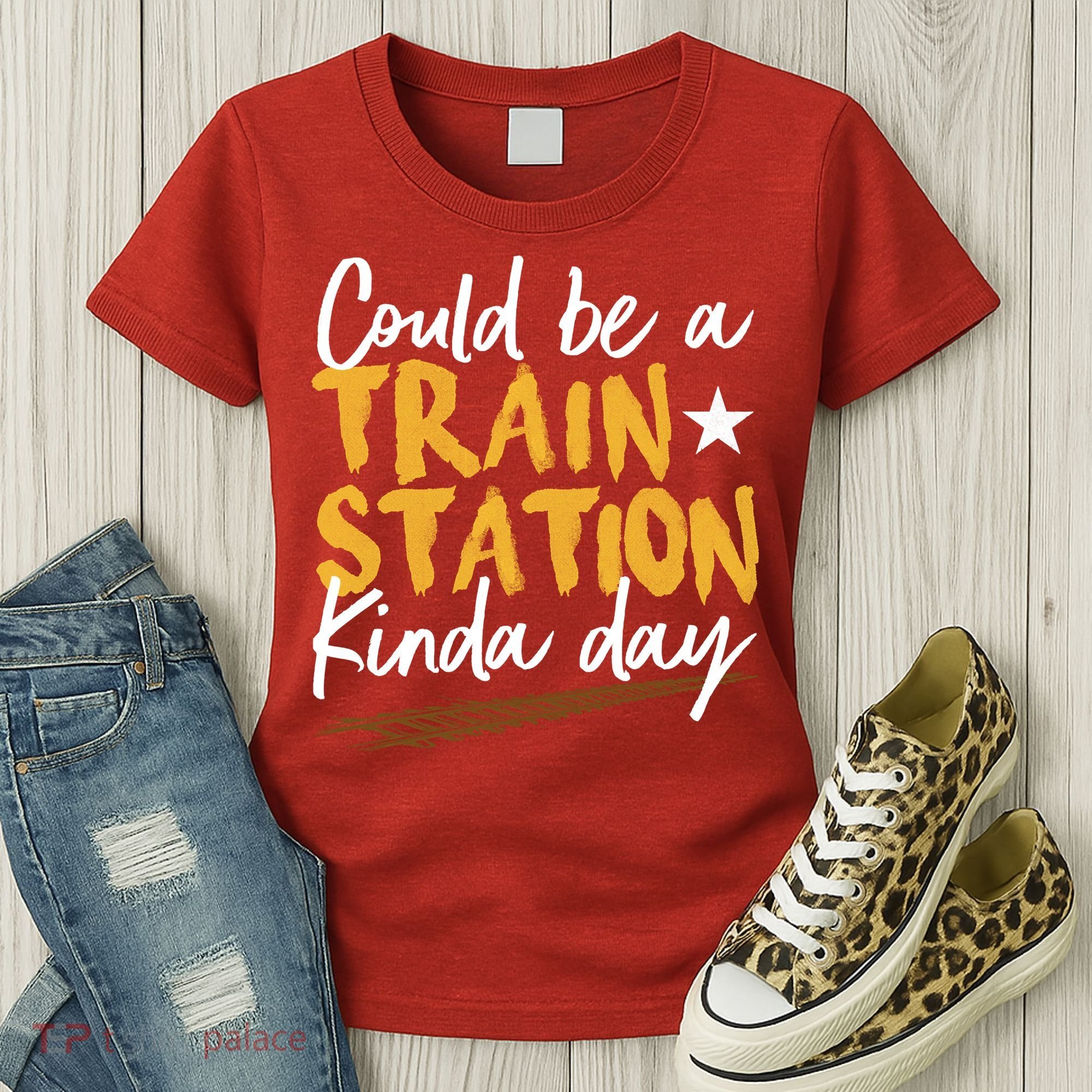 Could Be A Train Station Kind Of Day Women's T-Shirt