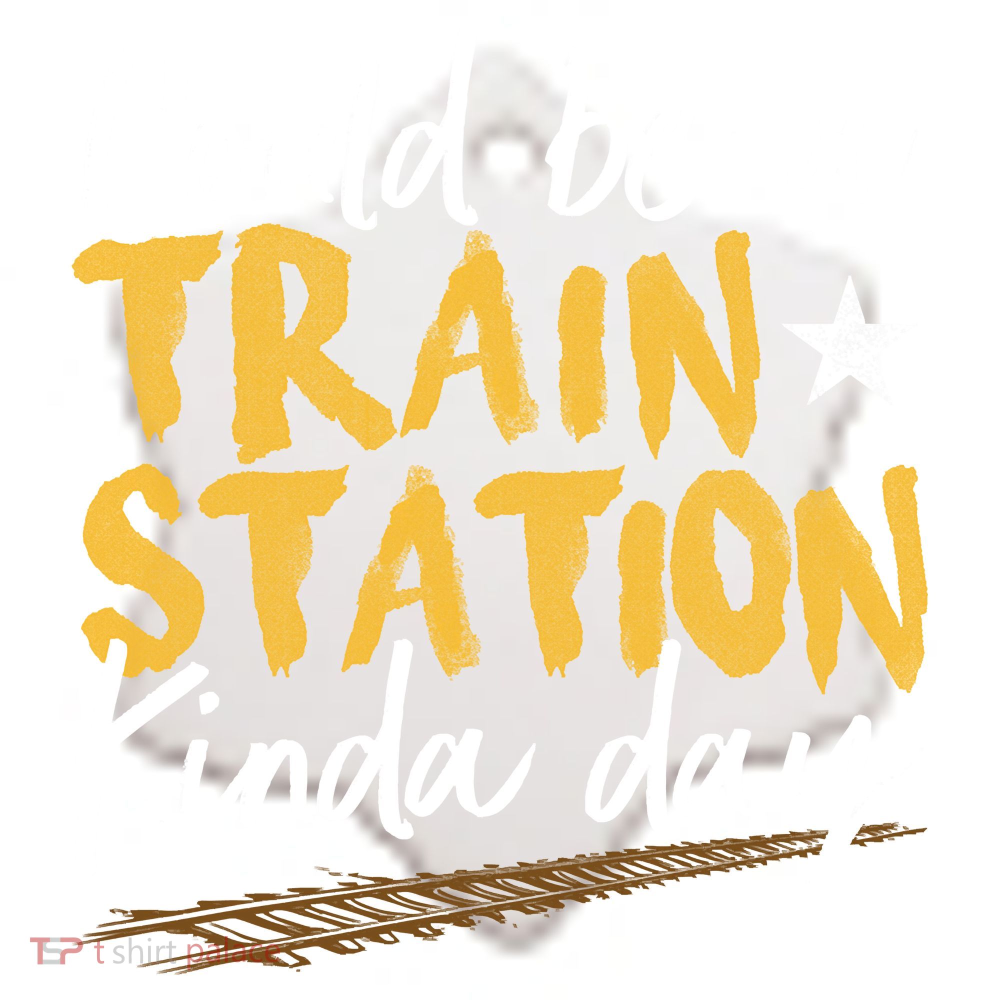 Could Be A Train Station Kind Of Day Ceramic Ornament
