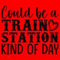 Could Be A Train Station Kind Of Day Santa Hat thumb 1