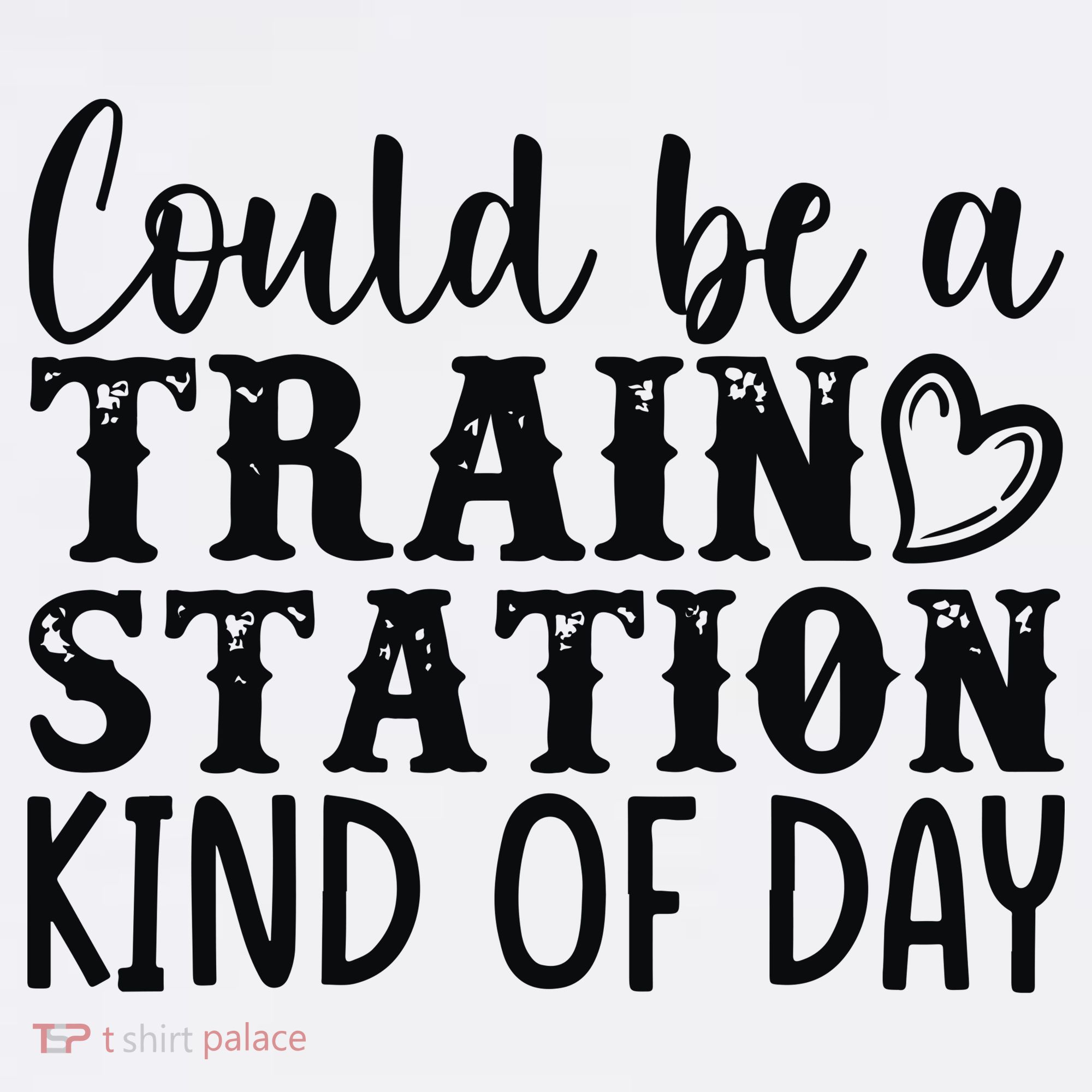Could Be A Train Station Kind Of Day USA-Made Doggie Bandana