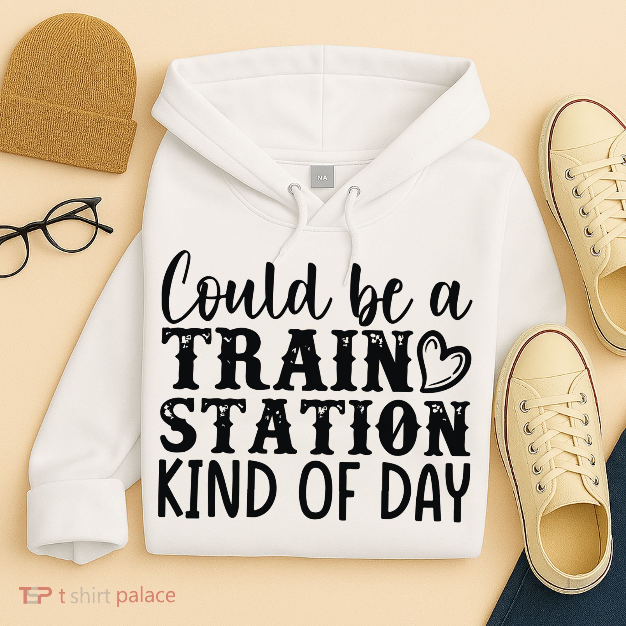 Could Be A Train Station Kind Of Day Hoodie