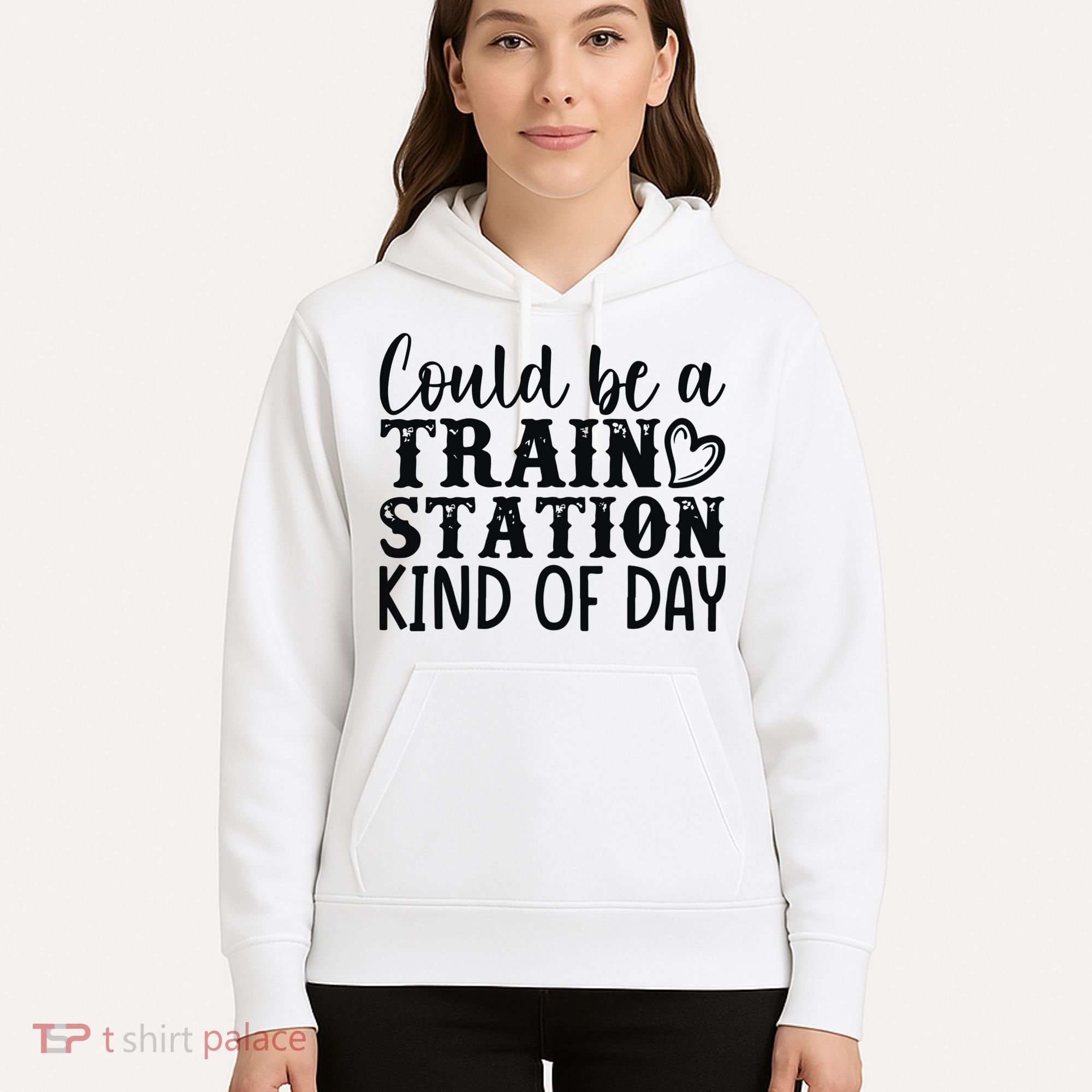 Could Be A Train Station Kind Of Day Hoodie
