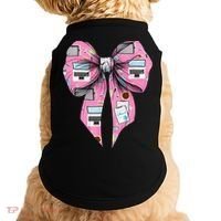 Coquette Bow Administrative Assistant Admin Laptop Girl Doggie Tank thumb 0