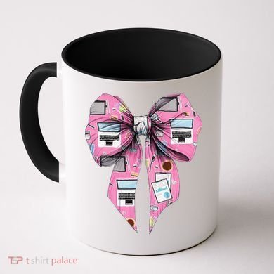 Coquette Bow Administrative Assistant Admin Laptop Girl Coffee Mug