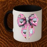Coquette Bow Administrative Assistant Admin Laptop Girl Coffee Mug thumb 2