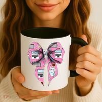 Coquette Bow Administrative Assistant Admin Laptop Girl Coffee Mug thumb 3