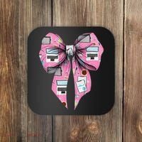 Coquette Bow Administrative Assistant Admin Laptop Girl Coaster thumb 0