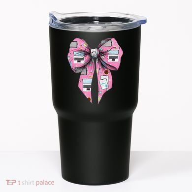 Coquette Bow Administrative Assistant Admin Laptop Girl Tumbler