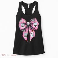 Coquette Bow Administrative Assistant Admin Laptop Girl Women's Tank Top thumb 0