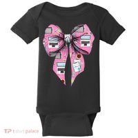 Coquette Bow Administrative Assistant Admin Laptop Girl Baby Bodysuit thumb 0