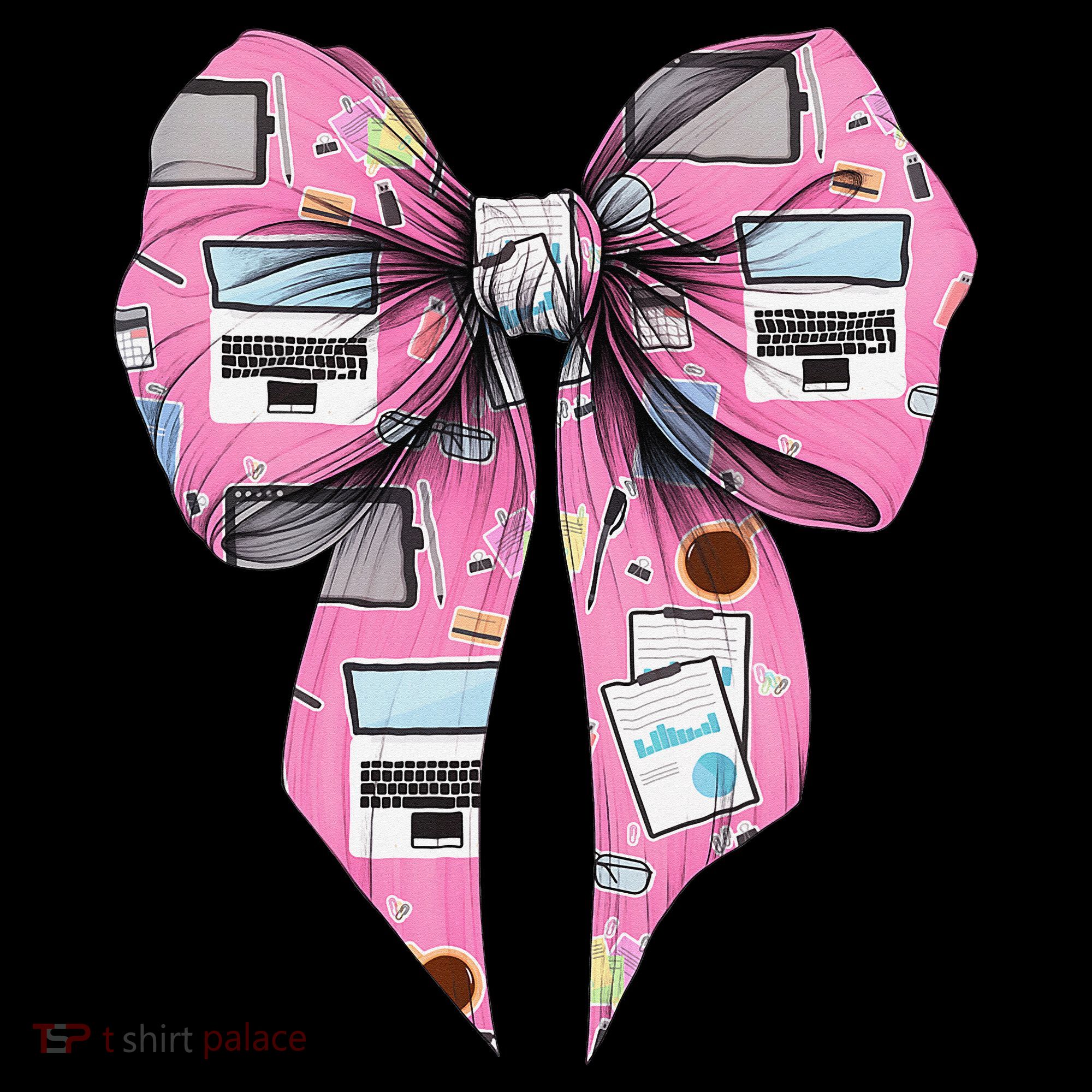 Coquette Bow Administrative Assistant Admin Laptop Girl Baby Bodysuit