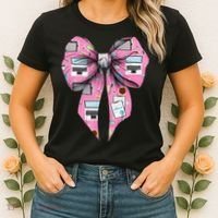 Coquette Bow Administrative Assistant Admin Laptop Girl Women's T-Shirt thumb 2