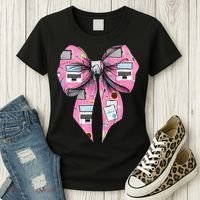 Coquette Bow Administrative Assistant Admin Laptop Girl Women's T-Shirt thumb 3