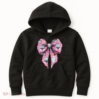 Coquette Bow Administrative Assistant Admin Laptop Girl Kids Hoodie thumb 0