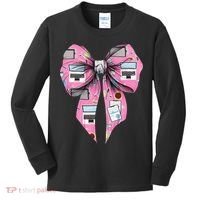 Coquette Bow Administrative Assistant Admin Laptop Girl Kids Long Sleeve Shirt thumb 0