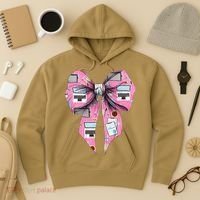 Coquette Bow Administrative Assistant Admin Laptop Girl Hoodie thumb 3