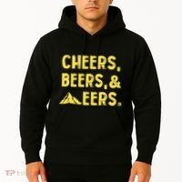 Cheers Beers And Mountaineers West Virginia Hoodie thumb 2