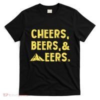 Cheers Beers And Mountaineers West Virginia T-Shirt thumb 0