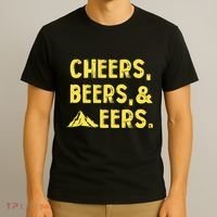 Cheers Beers And Mountaineers West Virginia T-Shirt thumb 3