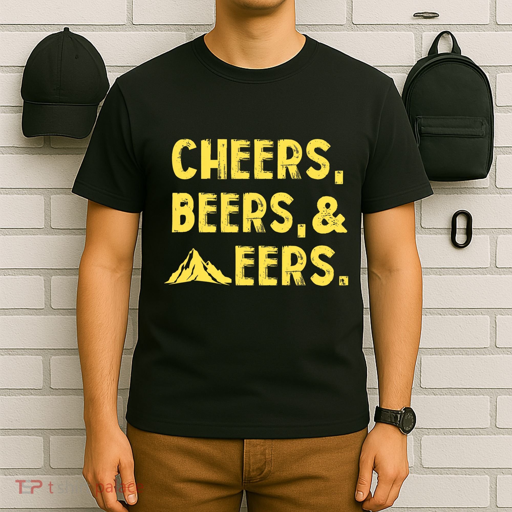 Cheers Beers And Mountaineers West Virginia T-Shirt