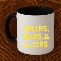 Cheers Beers And Mountaineers West Virginia Coffee Mug thumb 2