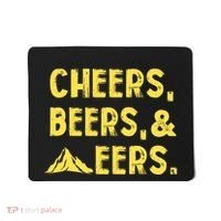 Cheers Beers And Mountaineers West Virginia Mousepad thumb 0