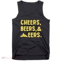 Cheers Beers And Mountaineers West Virginia Tank Top thumb 0