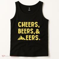 Cheers Beers And Mountaineers West Virginia Tank Top thumb 2