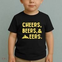 Cheers Beers And Mountaineers West Virginia Toddler T-Shirt thumb 2