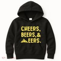 Cheers Beers And Mountaineers West Virginia Kids Hoodie thumb 0
