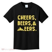 Cheers Beers And Mountaineers West Virginia Kids T-Shirt thumb 0