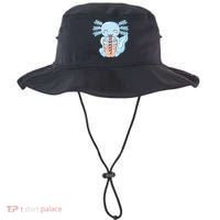 Cute Blue Axolotl Bubble Tea Kawaii Axolotls Bucket Hat thumb 0