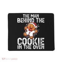 Christmas Baby Announcement Man Behind The Cookie Bump Dad Mousepad thumb 0